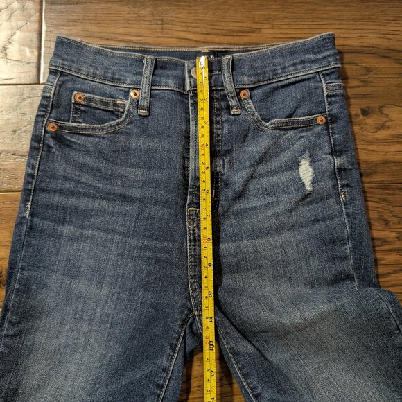 Gap True Skinny Sky High rise jeans indigo size 24 petite - Picture 8 of 16